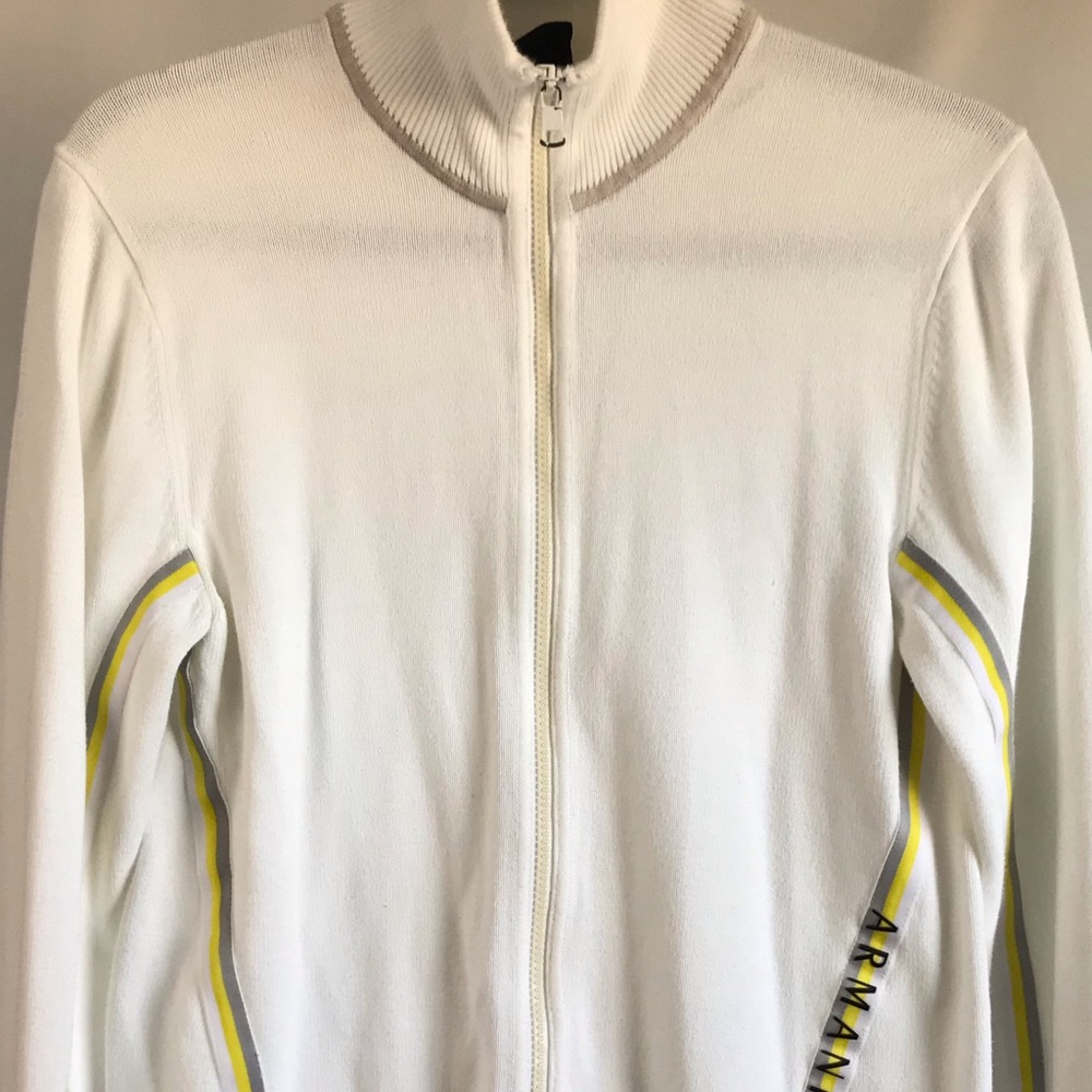 ARMANI EXCHANGE full zip vintage style sweater S - Picture 7 of 7